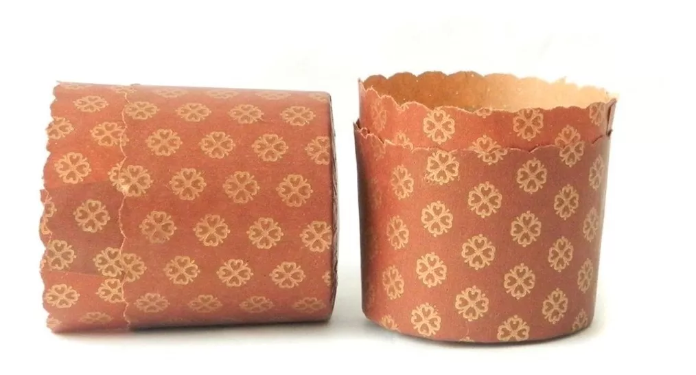 Molde Pan dulce Navidad con dibujo- 500g x 100u (Aprox.)