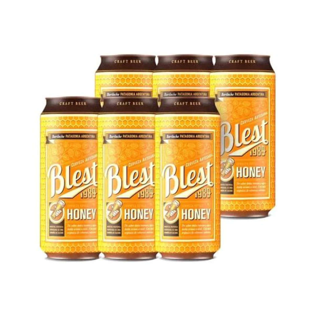 Cerveza Blest - Honey Pack x6 - Lata 473ml  