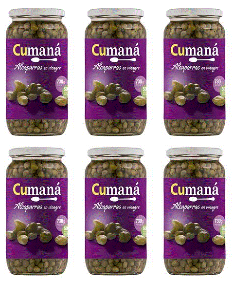 CUMANA Alcaparras Pack 6x730g