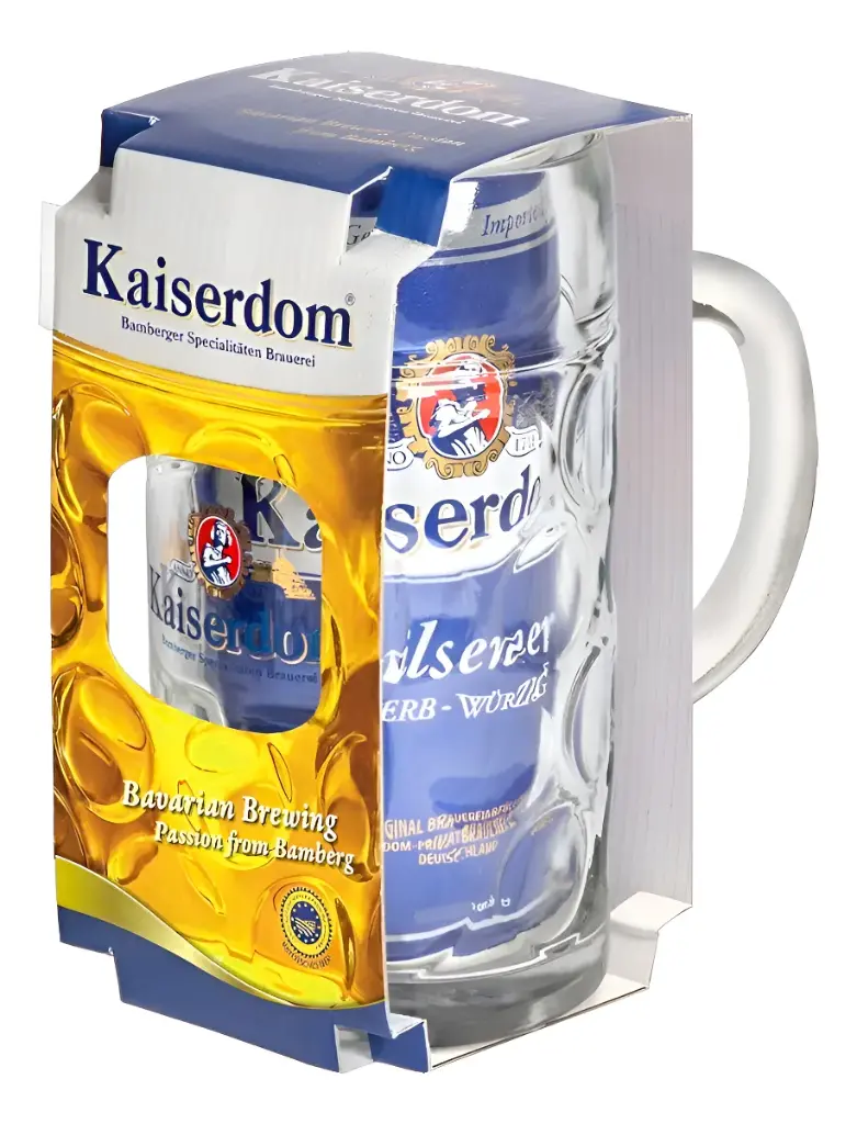 Cerveza Kaiserdom Pilsener - Jarra + Lata 1l 