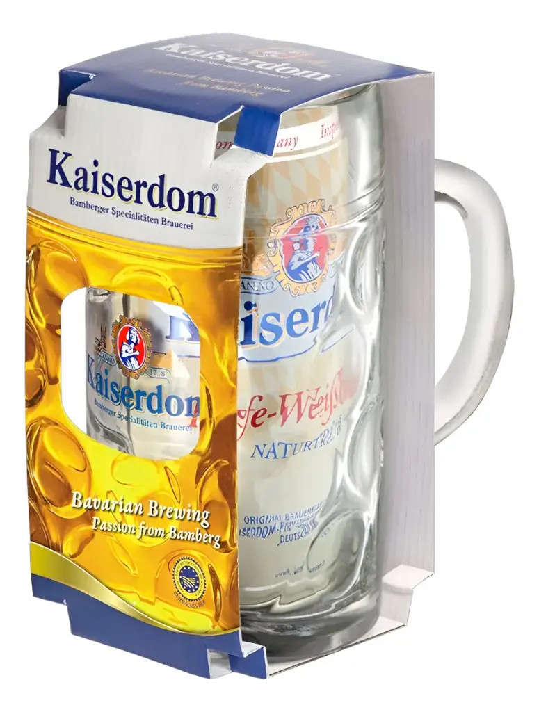 Cerveza Kaiserdom Hefe-Weibbier - Jarra + Lata 1l 