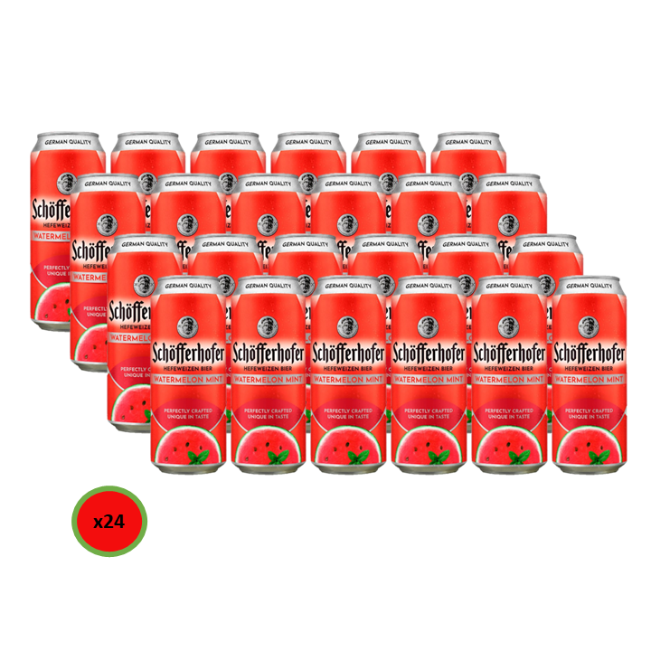 Cerveza Trigo Schofferhofer - MIX SANDIA & MENTA - Pack 24x500ml