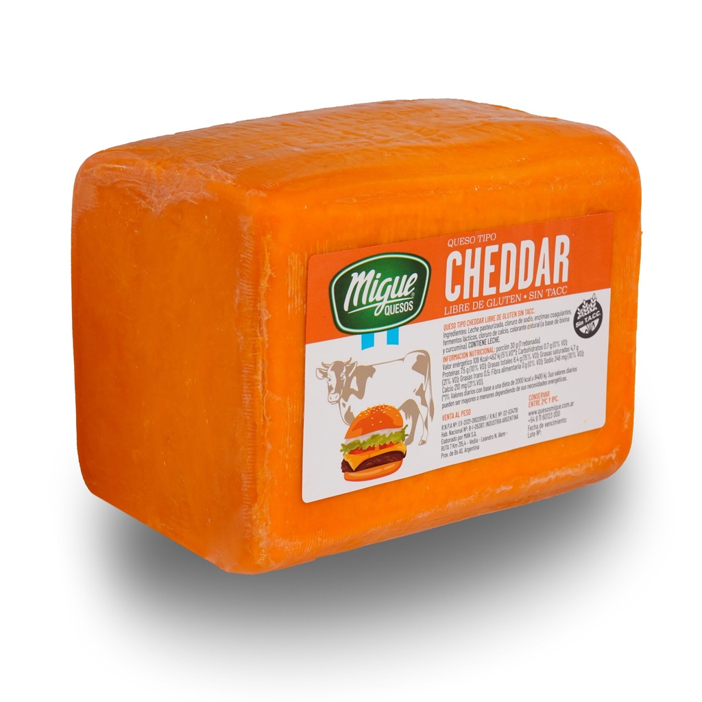 [822] MIGUE Queso 1/2 Horma (Cheddar Feteable)