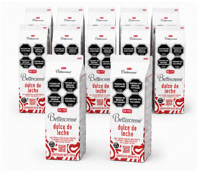 RICH BetterCreme Dulce de Leche Caja 12 x 907g