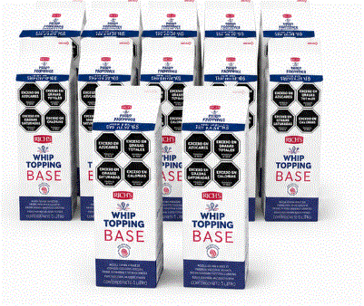 Rich Base Whip Topping Caja 12 x 907g 