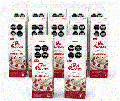 RICH Creme Tres Riches Caja 12 x 1L