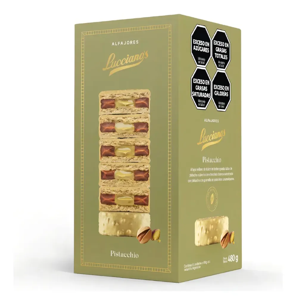 LUCCIANO Alfajor Pistacchio x6