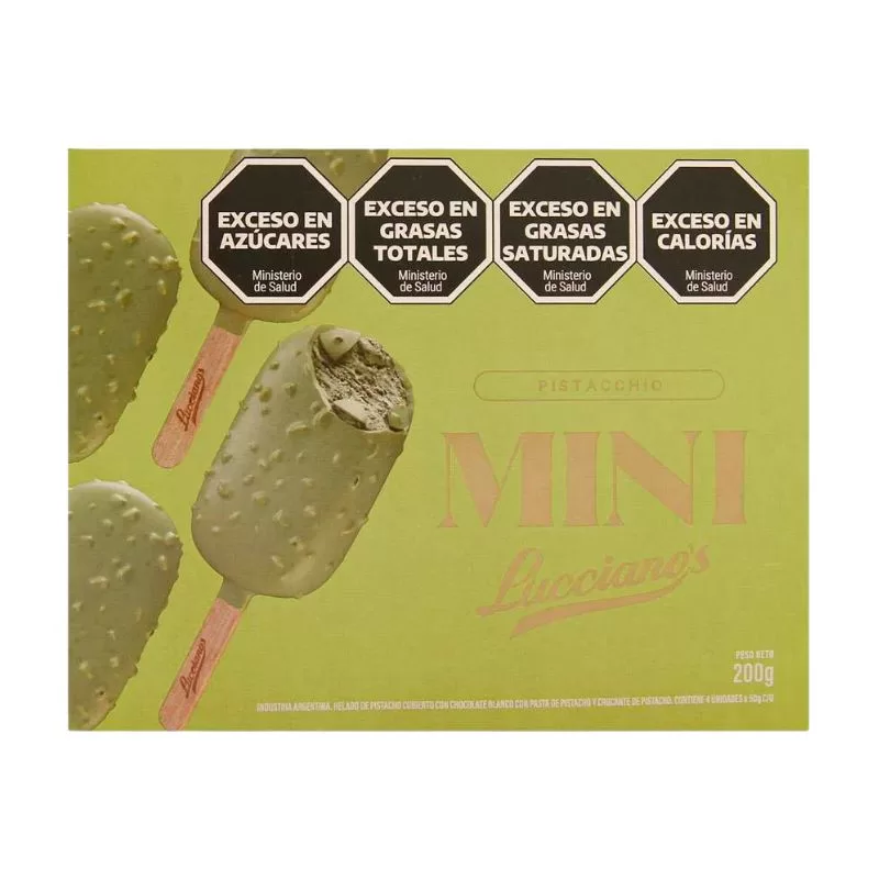 [M5] LUCCIANO Mini Icepop Pistacchio Caja x 4