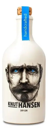 [RUB3ALC0539] Gin Knut Hansen - London Dry Botella 500c