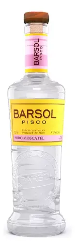 [RUB3ALC0566] Pisco Barsol - Moscatel Botella 750c