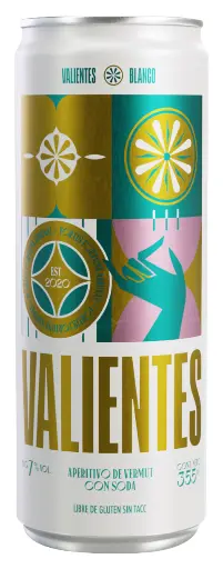 La Fuerza de los Valientes - Blanco Lata 355c