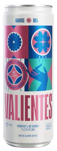 Vermouth La Fuerza de los Valientes - Rosa Lata 355c