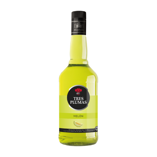 Licor Tres Plumas  - Melon Botella 700c