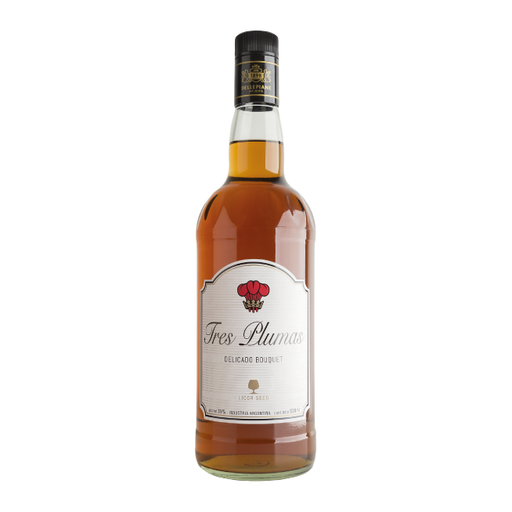 Licor Tres Plumas  - Licor Seco Botella 750c