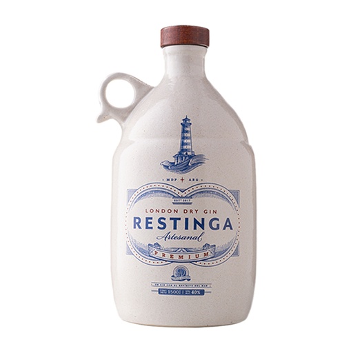 [1504] Gin Restinga - London Dry Botella Ceramica 1.5L