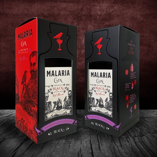 Gin Malaria Estuche - Black Botella 700c