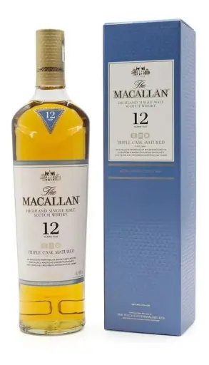 [861020] Whisky Macallan Triple Cask 12 Años - Single Malt Botella 700c