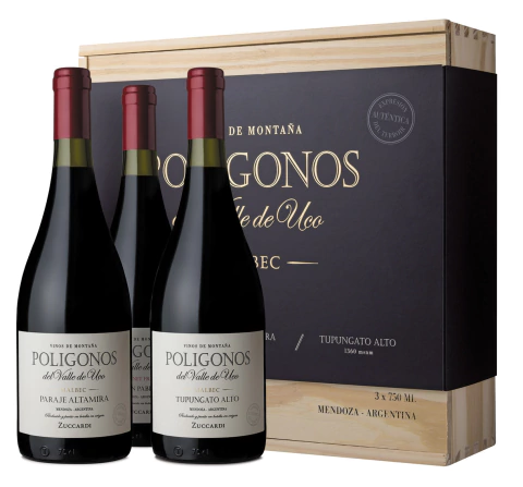 [00100127998] Poligonos  Estuche 750 cc 3 Botellas