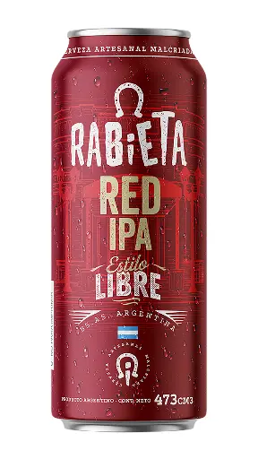 Cerveza Rabieta - Red Ipa Lata 473ml