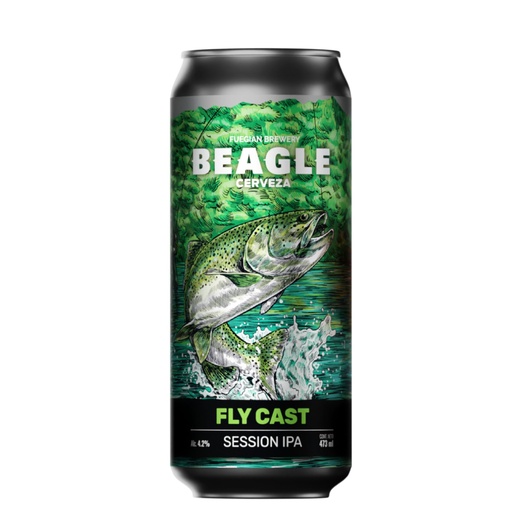 Cerveza Beagle Fly cast - Lata 500ml