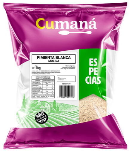 [11741] Especias - Pimienta Blanca  Molida 1K