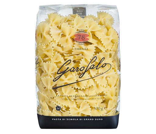 [ART 78] Garofalo Italiana Pasta Seca - Farfalle 500g
