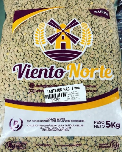 [2392] Viento Norte - Lentejon 5K 7MM 