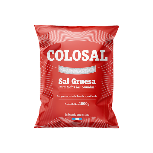 Colosal Sal Lavada Gruesa 1K