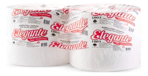 [Cod 1003] Rollo Bobina Elegante X400mts X2u doble hoja