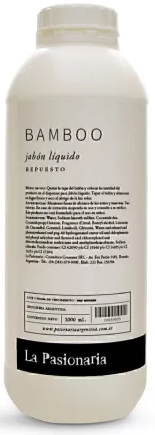 La Pasionaria - Repuesto Jabon Liquido Bamboo 1L