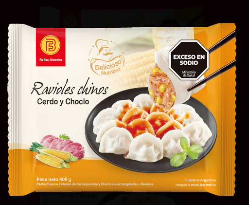 [002] Fu Bao Ravioles Chinos - Cerdo y Choclo 400g