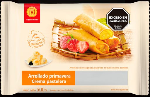 [041] Fu Bao Arrollado - Crema Pastelera 500g