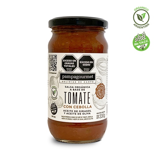 [7798131061986] Pure de Tomates organicos Pampa Gourmet - Frasco 500g