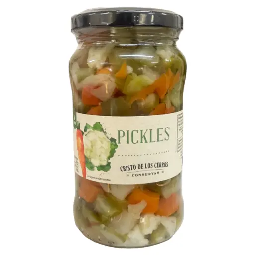 Cristos de los Cerros-  Pickles Mixtos en Vinagre de Alcohol 350g