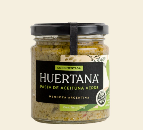 Huertana - Pasta Aceituna Aceituna Verde 180g