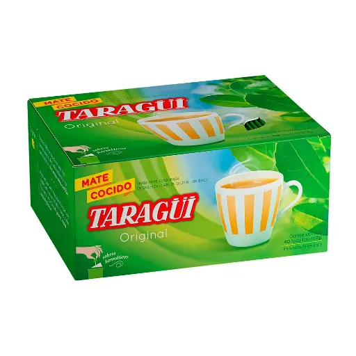 Taragui Mate Cocido Ensobrado caja x 40 sobres