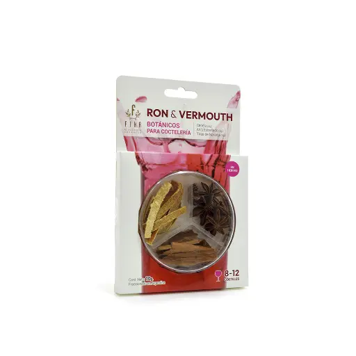 [110120] Fika - Pastillero Ron & Vermouth con Canela/Anis Estrellado/Tiras de Naranja 10g