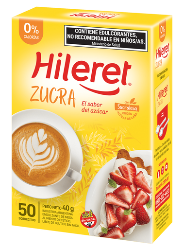 [008-101-0107] Hileret Zucra Ensobrado en Polvo - Caja x50u