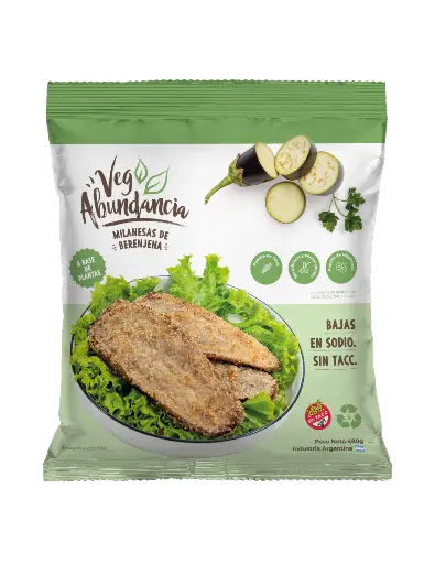 Milanesa Vegetal Congelado - Berenjena  240g