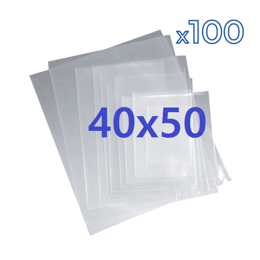 Bolsa POLIPROPILENO - Pack x100 Unidades - transparente 40*50cm