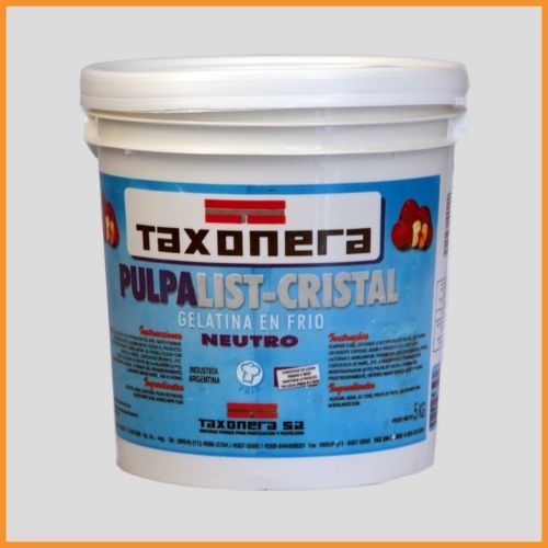 [CRI-NEU-BA5] Taxonera Pulpalist - Cristal Neutro - Balde 5k