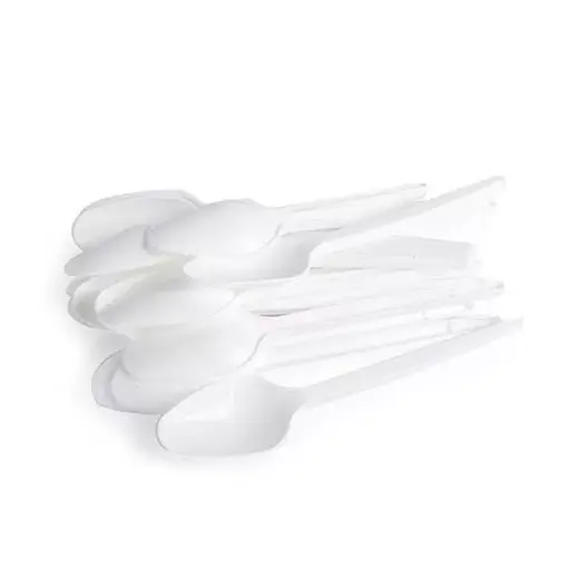 Cubierto Sundae Cuchara Blanca 23cmx1000u