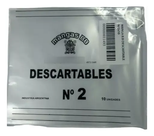 Mangas N°2 descartable x 10u