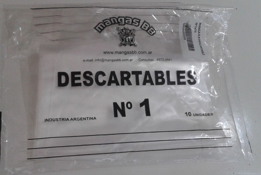 Mangas N°1 descartable x 10u
