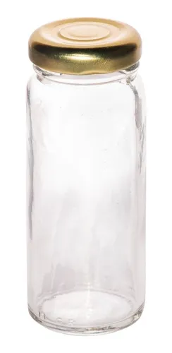 Frasco de vidrio mini (45x13 mm) 120 cc x 24u