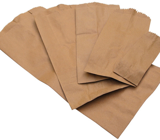 Bolsa de papel Kraft N°9 - 19,5x48 cm - x100u          