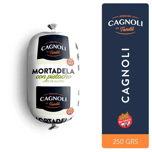 [Cod 559] Cagnoli - Mortadela Mini con pistachos (250 Grs)