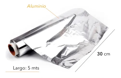 Papel Aluminio Hogareño 30cm x 5m