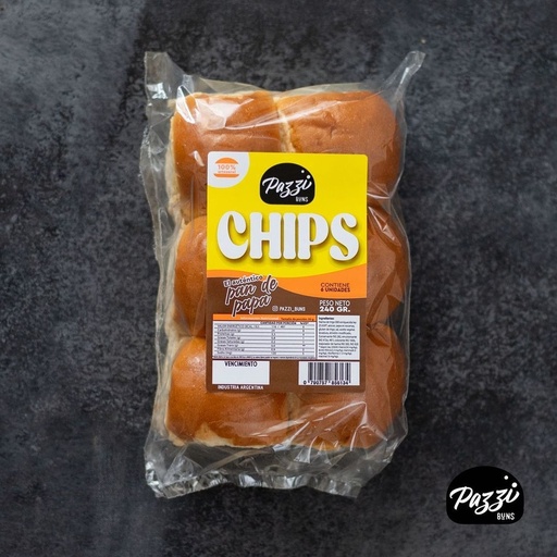 Pazzi Buns - Pan de papa - Chips x6 