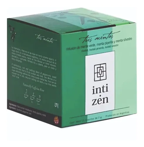 [104511] Inti Zen Tres Mentas - Caja 15 sobres 